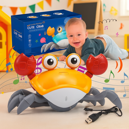 Premium ABS Plastic Rechargeable Dancing Crab Toy