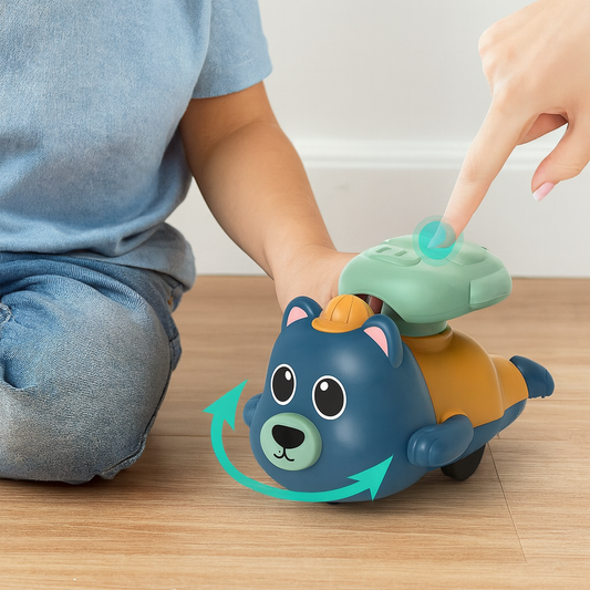 Press And Go Bear Toy. Age 1-3 Years